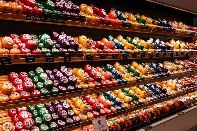 Cheese shop in Edam.