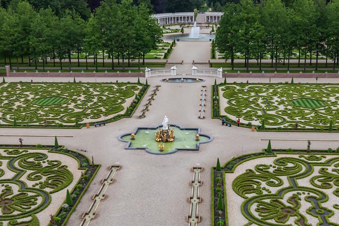 Dutch Baroque Garden. Castle Het Loo.