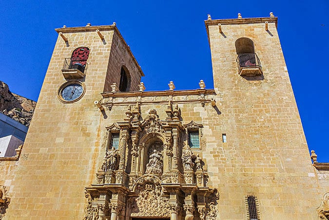 Alicante.  Gothic Basilica de Santa Mari