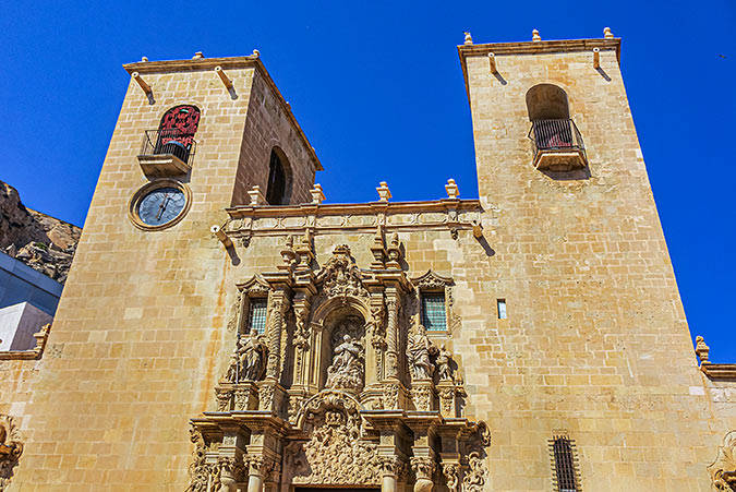 Alicante.  Gothic Basilica de Santa Mari