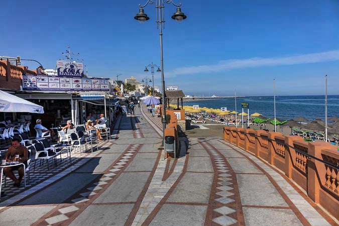 Benalmadena. Seafront Promenade.