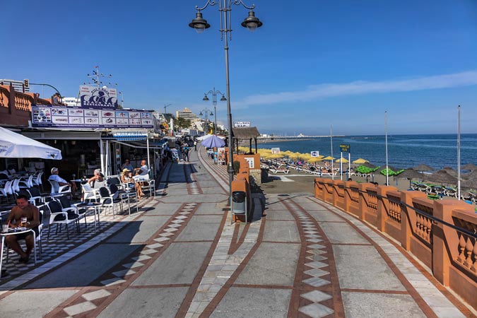 Benalmadena. Seafront Promenade.