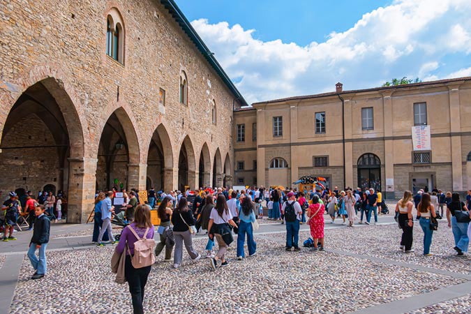 Bergamo. Visconti Citadel.