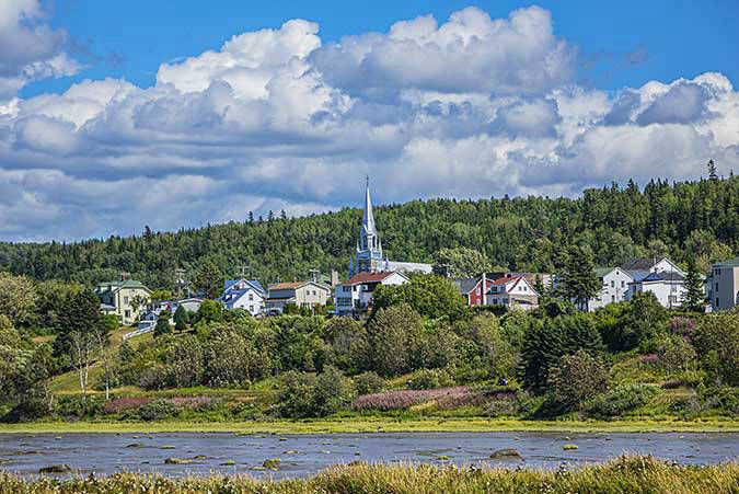 Le Bic southwest of Rimouski