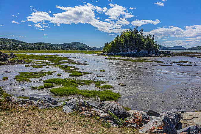 Le Bic southwest of Rimouski