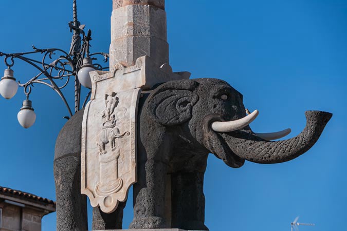 Catania. Elephant Fountain. 