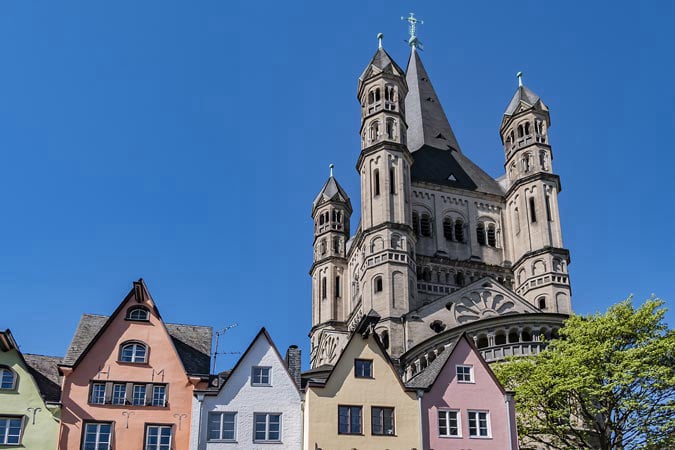 Cologne. Great Saint Martin Church (Gross Sankt Martin).