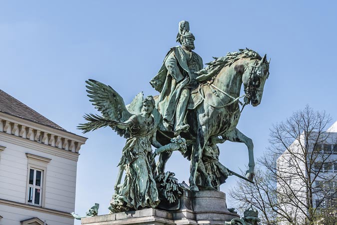Dusseldorf. Kaiser Wilhelm I Monument (1896).