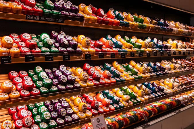 Cheese shop in Edam.