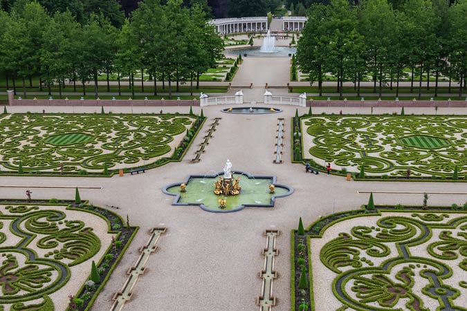 Dutch Baroque Garden. Castle Het Loo.