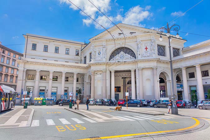 Genova. Piazza Principe railway station.