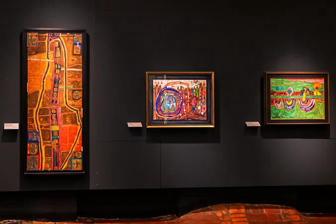Kunst Haus Wien. Hundertwasser work.