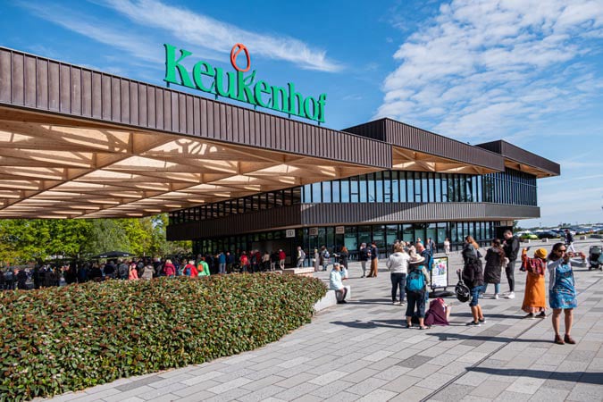 Keukenhof. Entrance of Keukenhof.