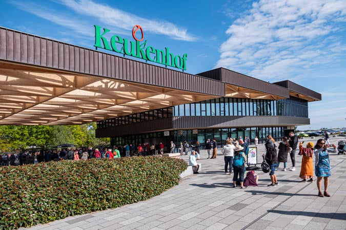 Keukenhof. Entrance of Keukenhof.