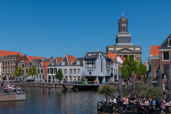 Leiden. Aalmarkt.