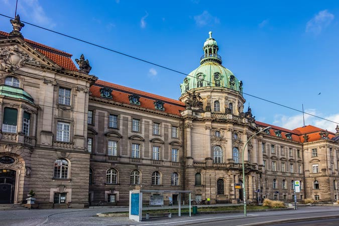 Potsdam. Rococo style Potsdam Town Hall (1907).