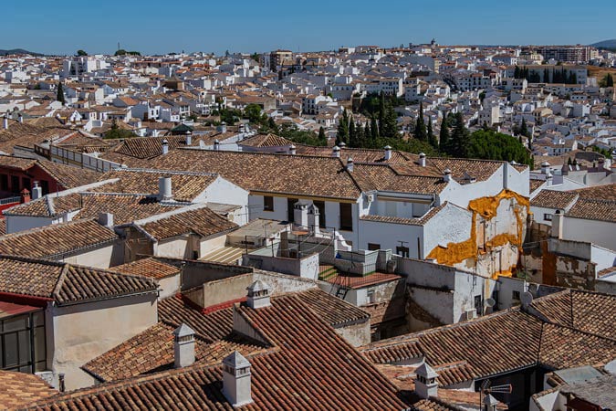 Ronda. Aerial view.