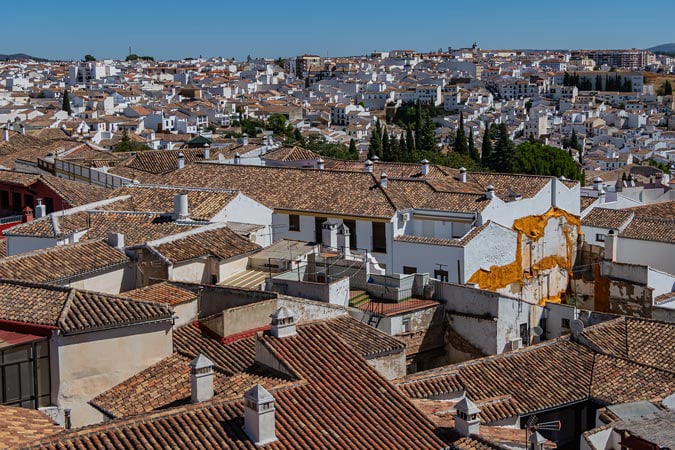 Ronda. Aerial view.