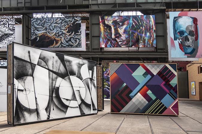 Amsterdam. STRAAT - museum for graffiti and street art.