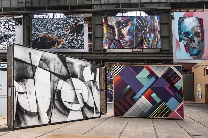Amsterdam. STRAAT - museum for graffiti and street art.